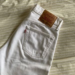 Levi’s 501 White Jeans